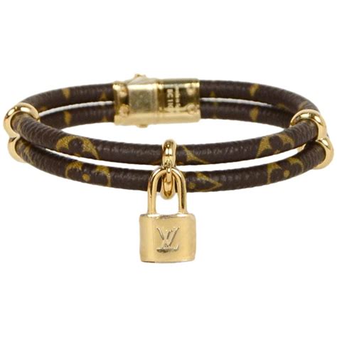 lv cut out bracelet|louis vuitton leather bracelets.